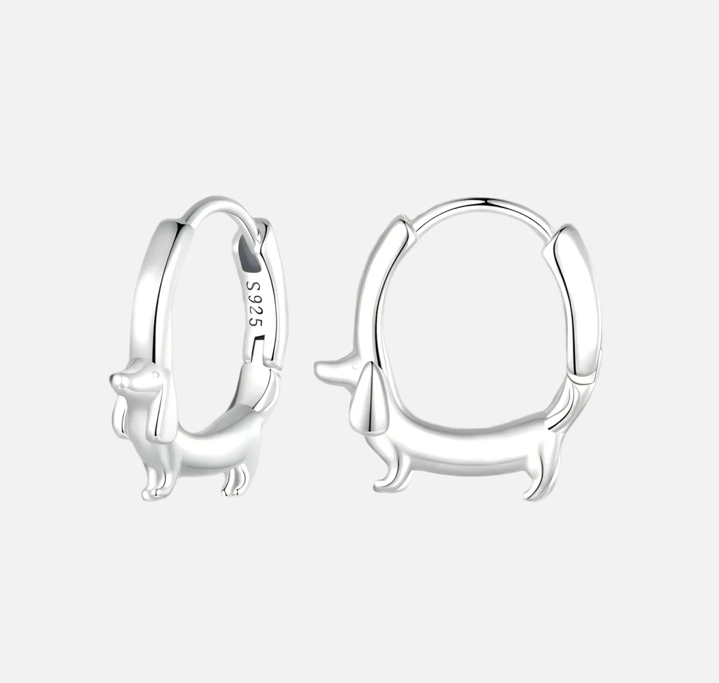 Precious Dachshund Hoops - A Pup Mum's Treasure