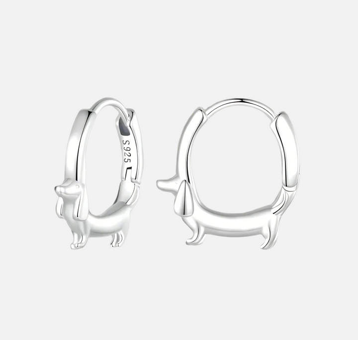 Precious Dachshund Hoops - A Pup Mum's Treasure