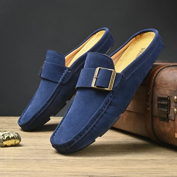 Isabella | Mule Loafers with Buckle