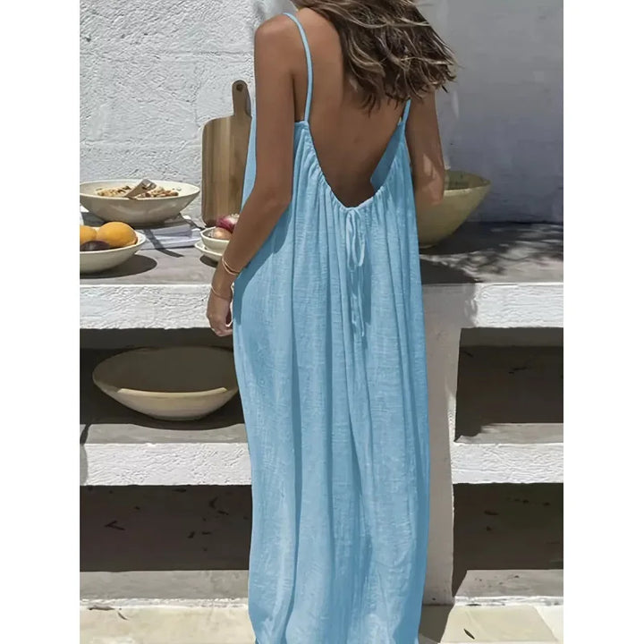 Talia | Backless Maxi Dress