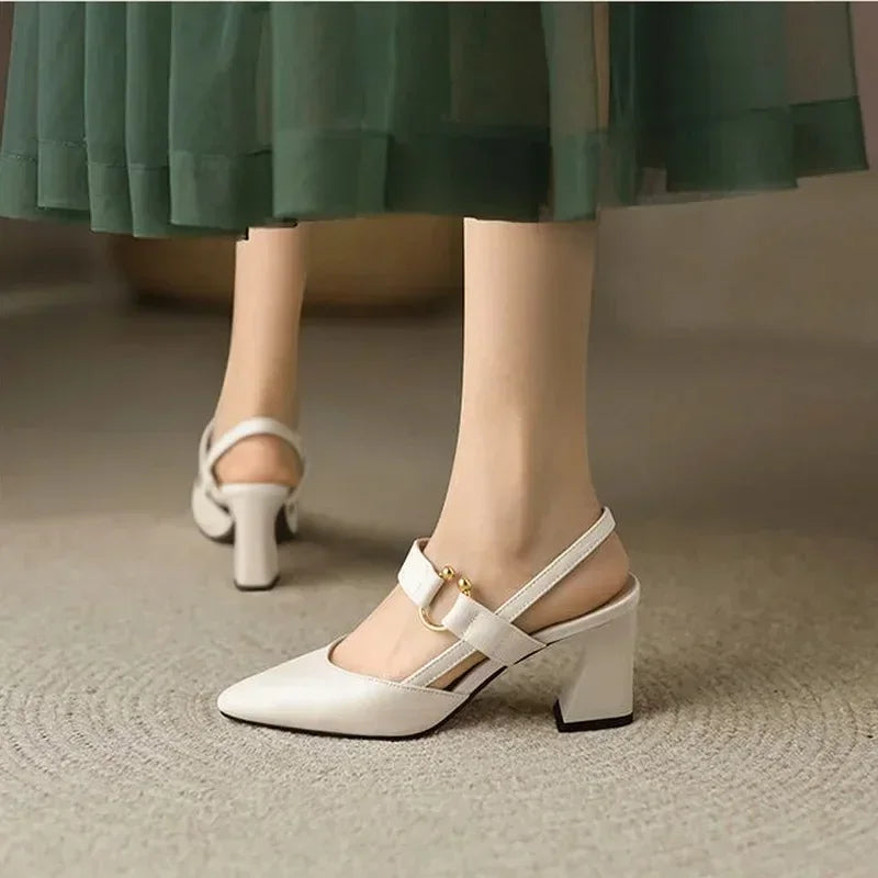 Thea | Mary Jane Block Heel Shoes