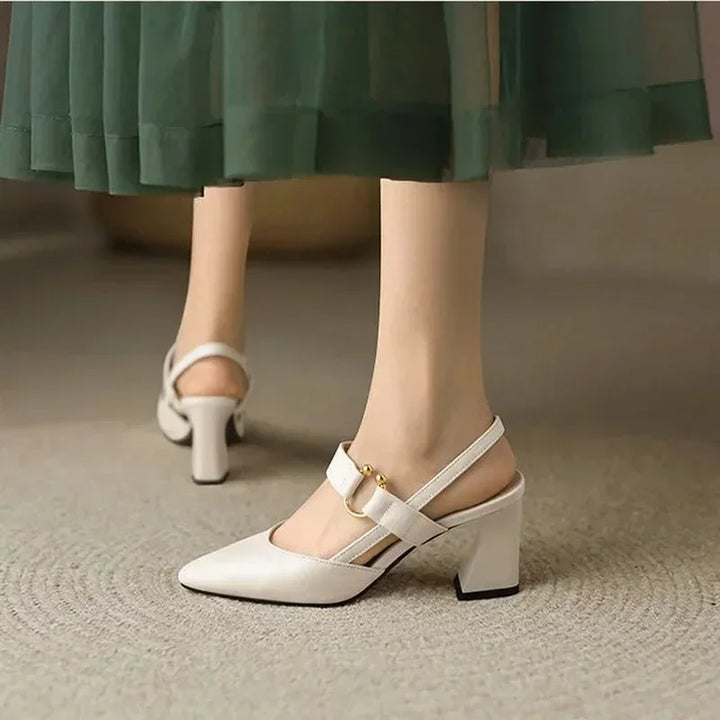 Thea | Mary Jane Block Heel Shoes