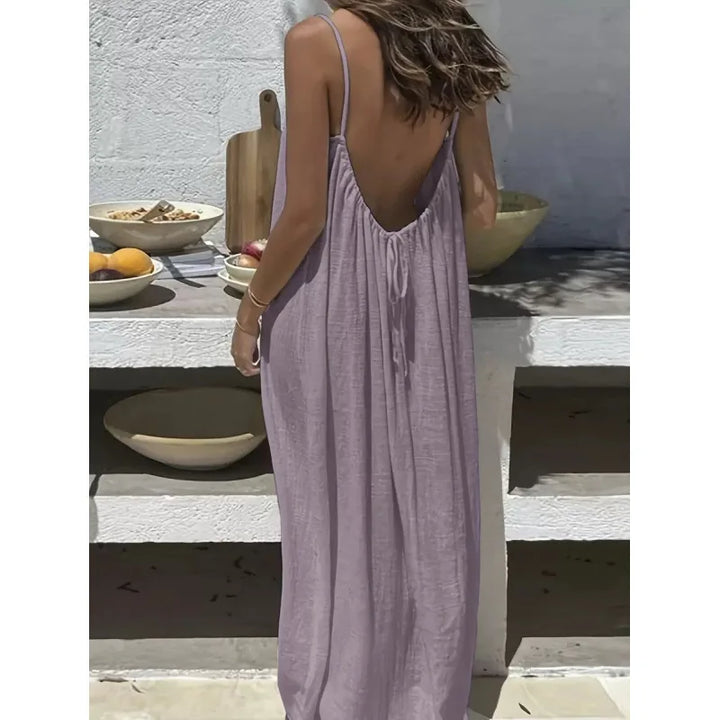 Talia | Backless Maxi Dress