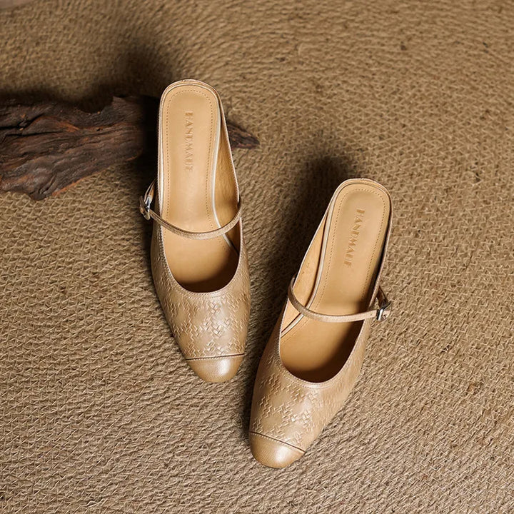 Liana | Mary Jane Mules with Heel