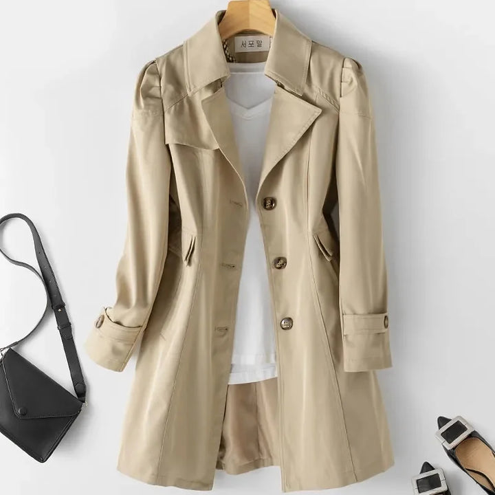 Constance | Lightweight Single-Breasted Trench Coat