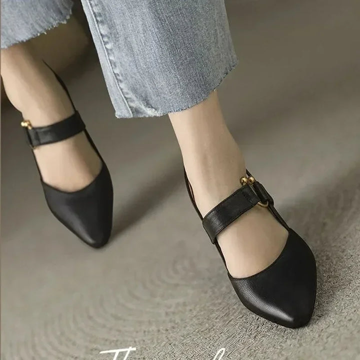 Thea | Mary Jane Block Heel Shoes