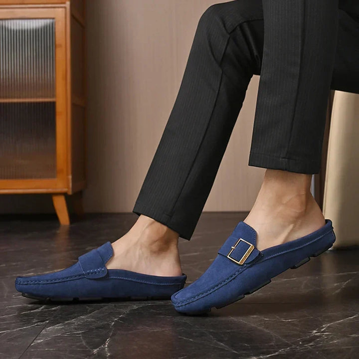Isabella | Mule Loafers with Buckle