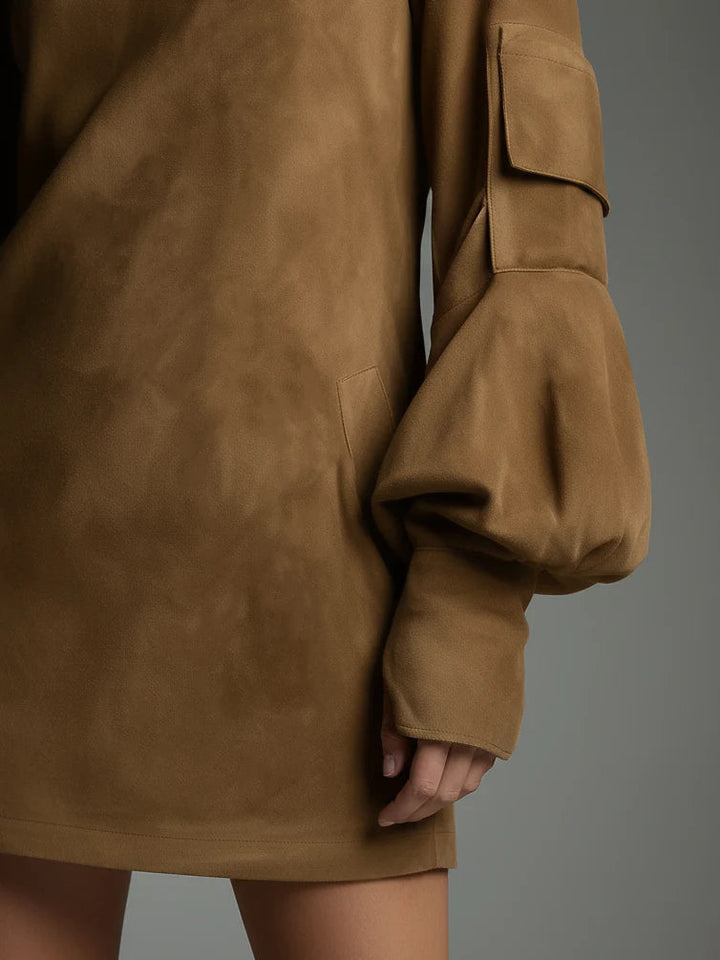 Devrenne™ | Vintage Turtleneck Mini Dress