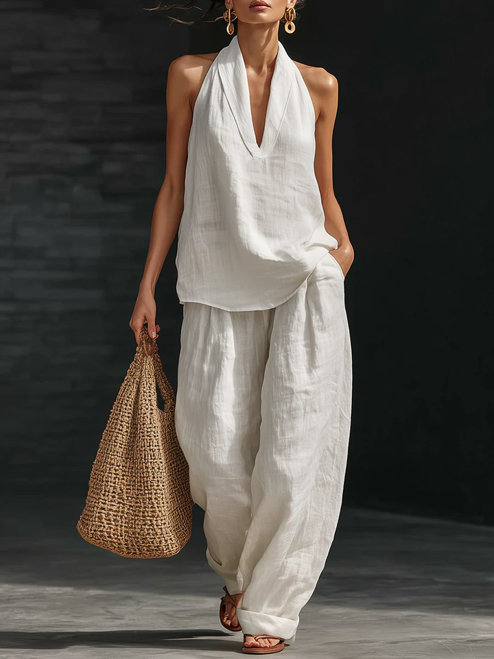 Zoë™ – Sleeveless Top and Wide Trousers