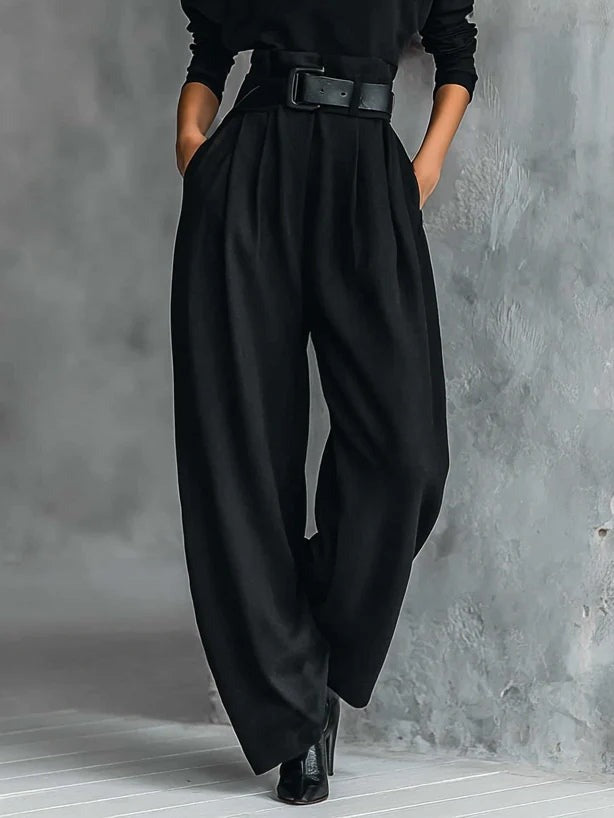Doveline™ | Turtleneck Sweater & Wide-Leg Trousers Set
