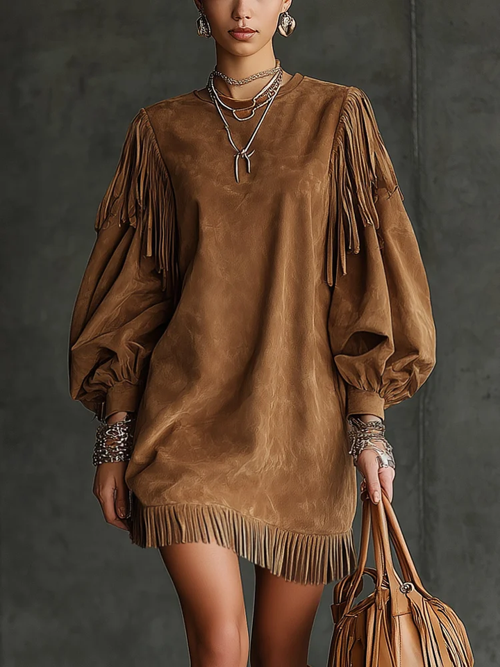 Nolani™ | Vintage Sleeve Mini Dress