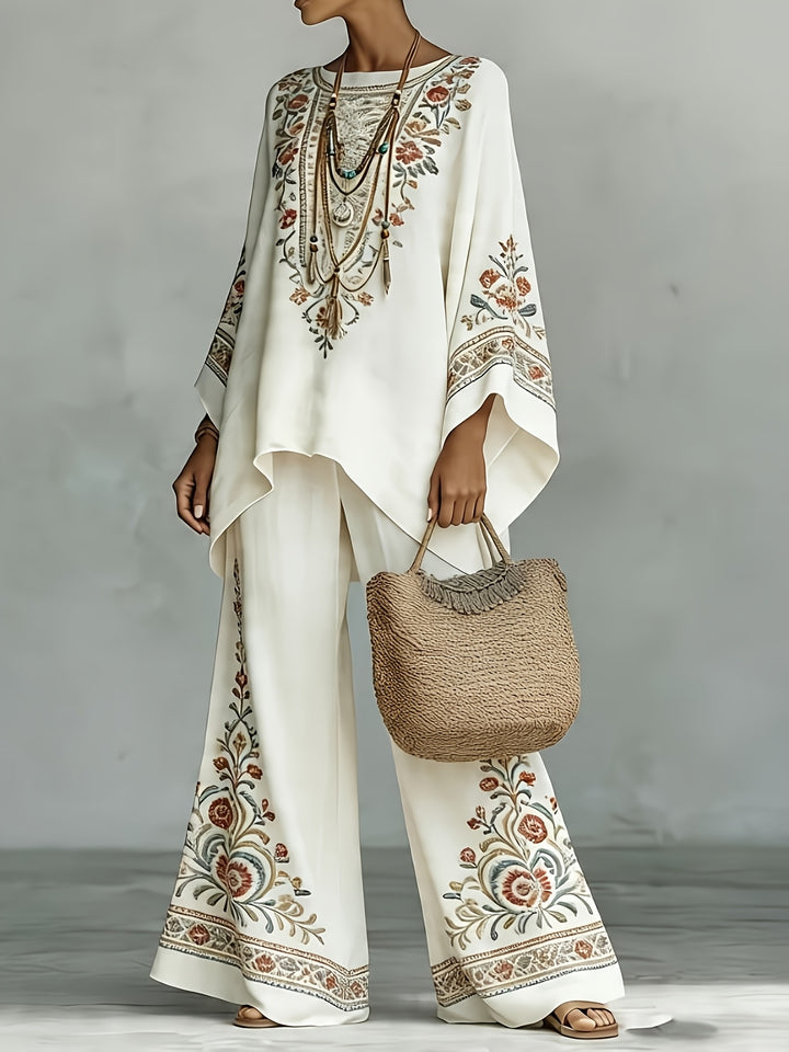 Primrose | Floral Round Neck Co-ord