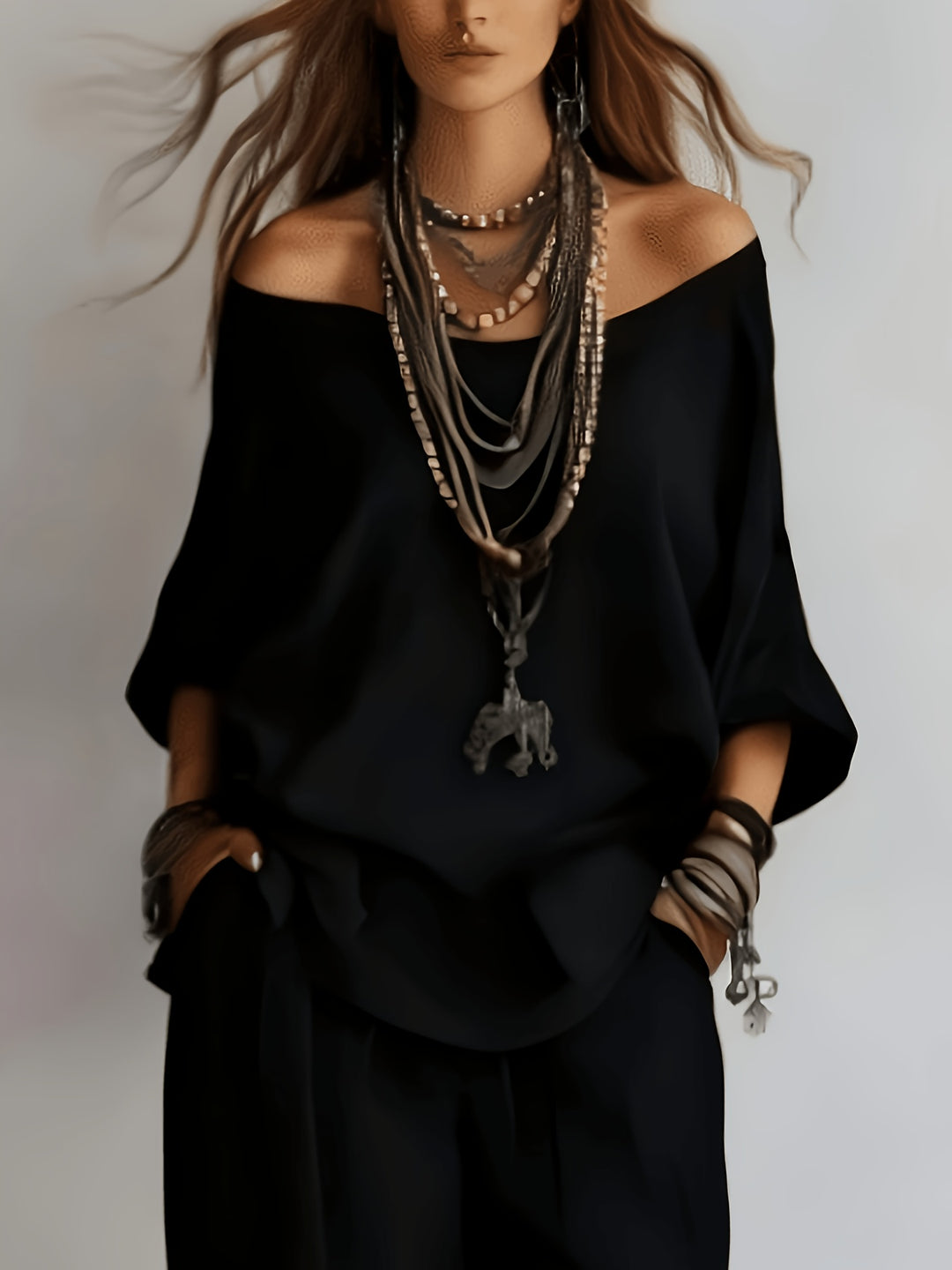 Romy | Bohemian Off-Shoulder Co-ord