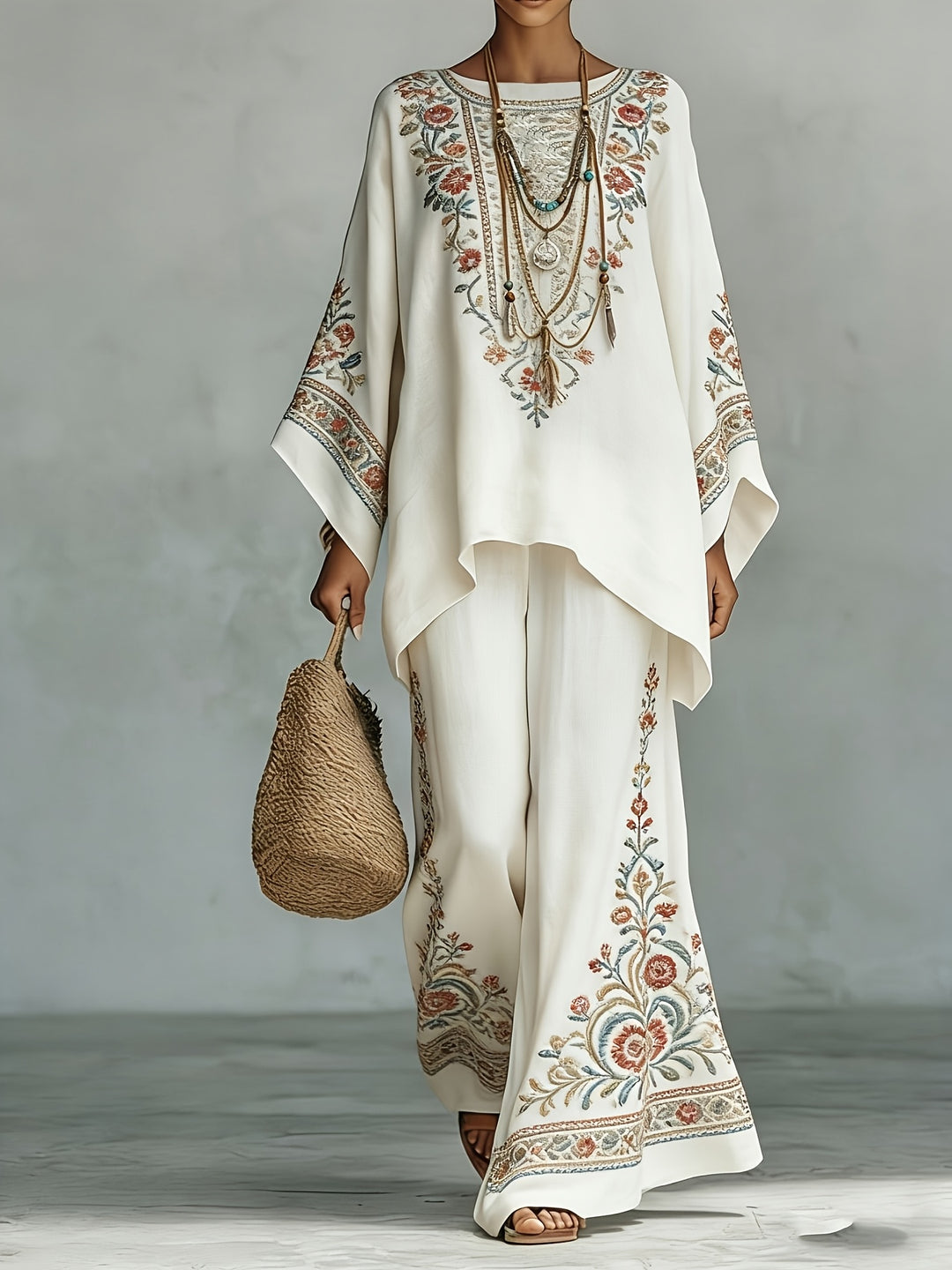 Primrose | Floral Round Neck Co-ord