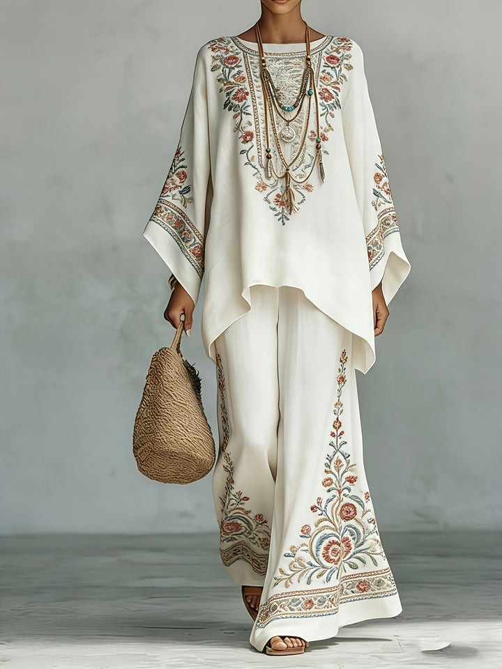 Primrose | Floral Round Neck Co-ord