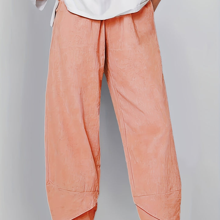Glenda – Asymmetric Crop Trousers