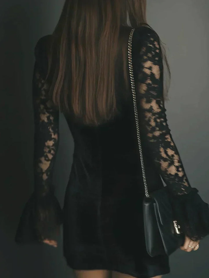 Paloma™ | Lace-Trim Mini Dress
