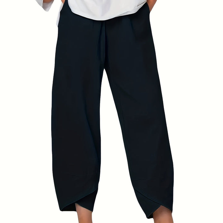 Glenda – Asymmetric Crop Trousers
