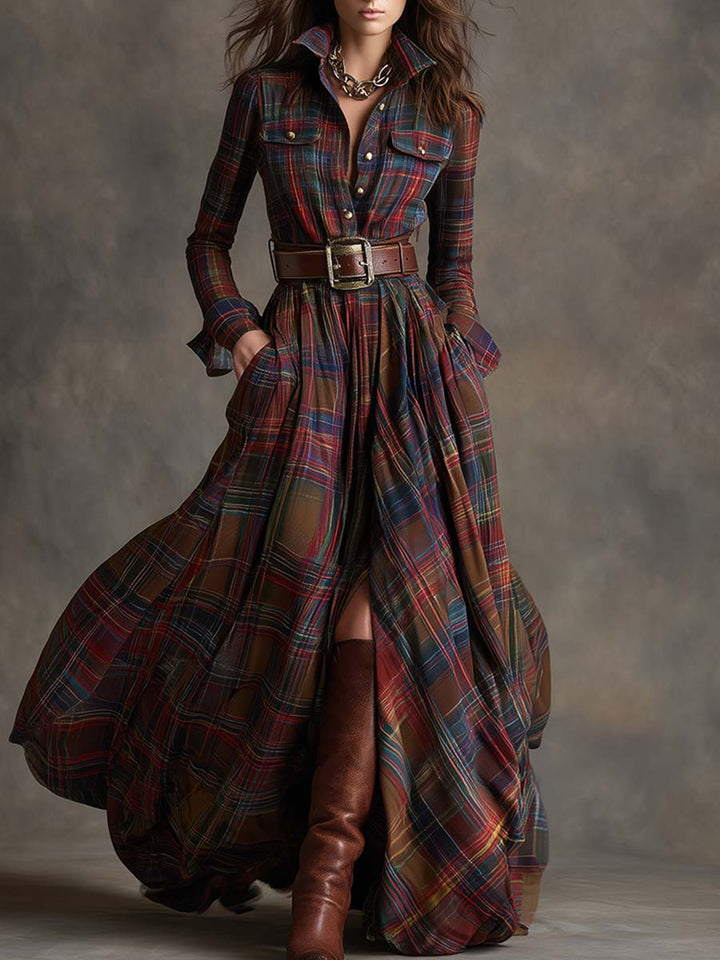Taveline™ | Classic Elegant Shirt Dress