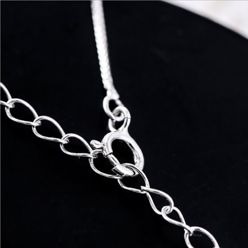 Crescent and Cat Elegant Cat Necklace