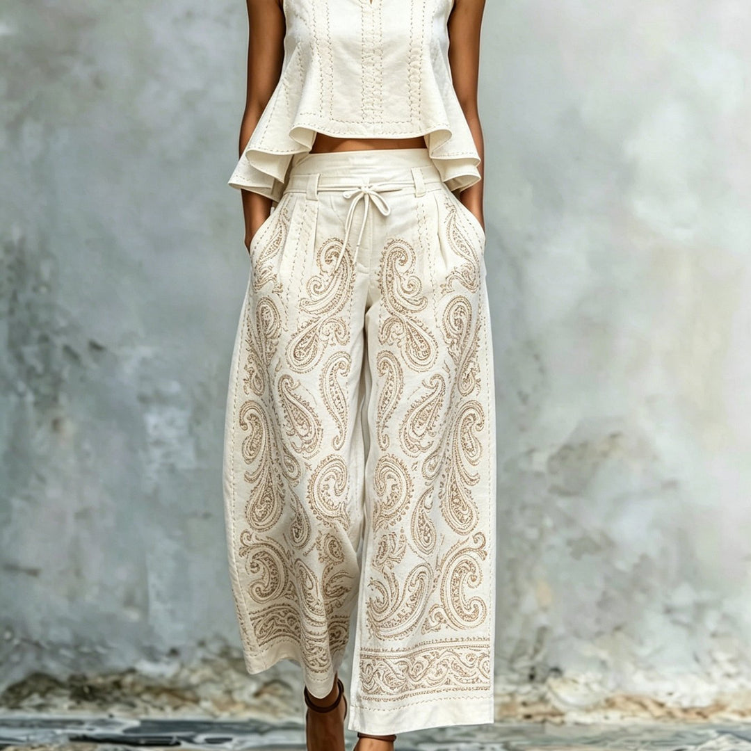 Coco | Bohemian Crop Top Co-ord