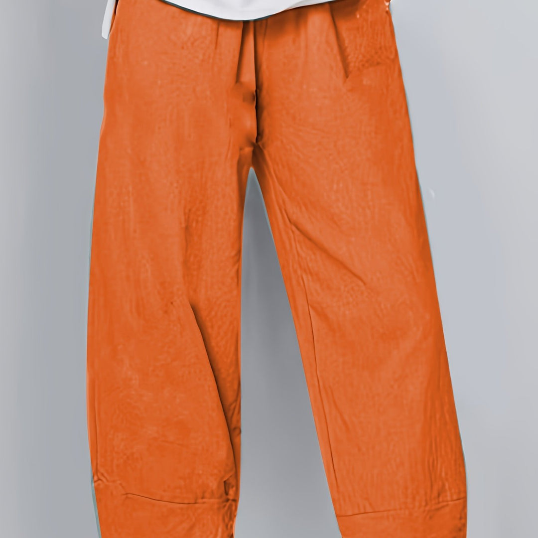 Glenda – Asymmetric Crop Trousers