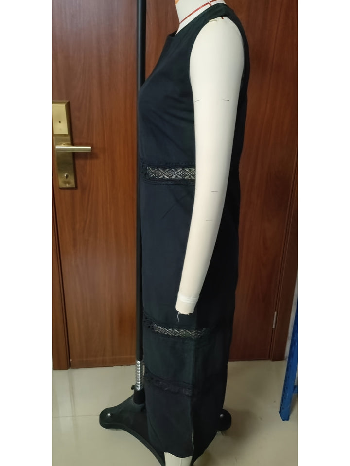 WY260310198 - Summer Sleeveless Long Dress for Women with Round Neck