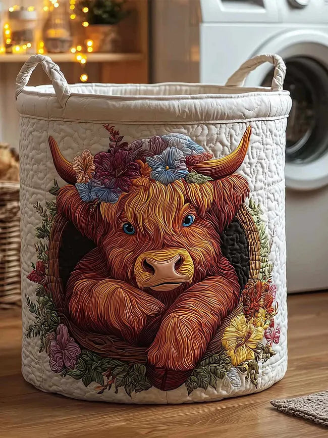 Holiday Farmstead Laundry Basket