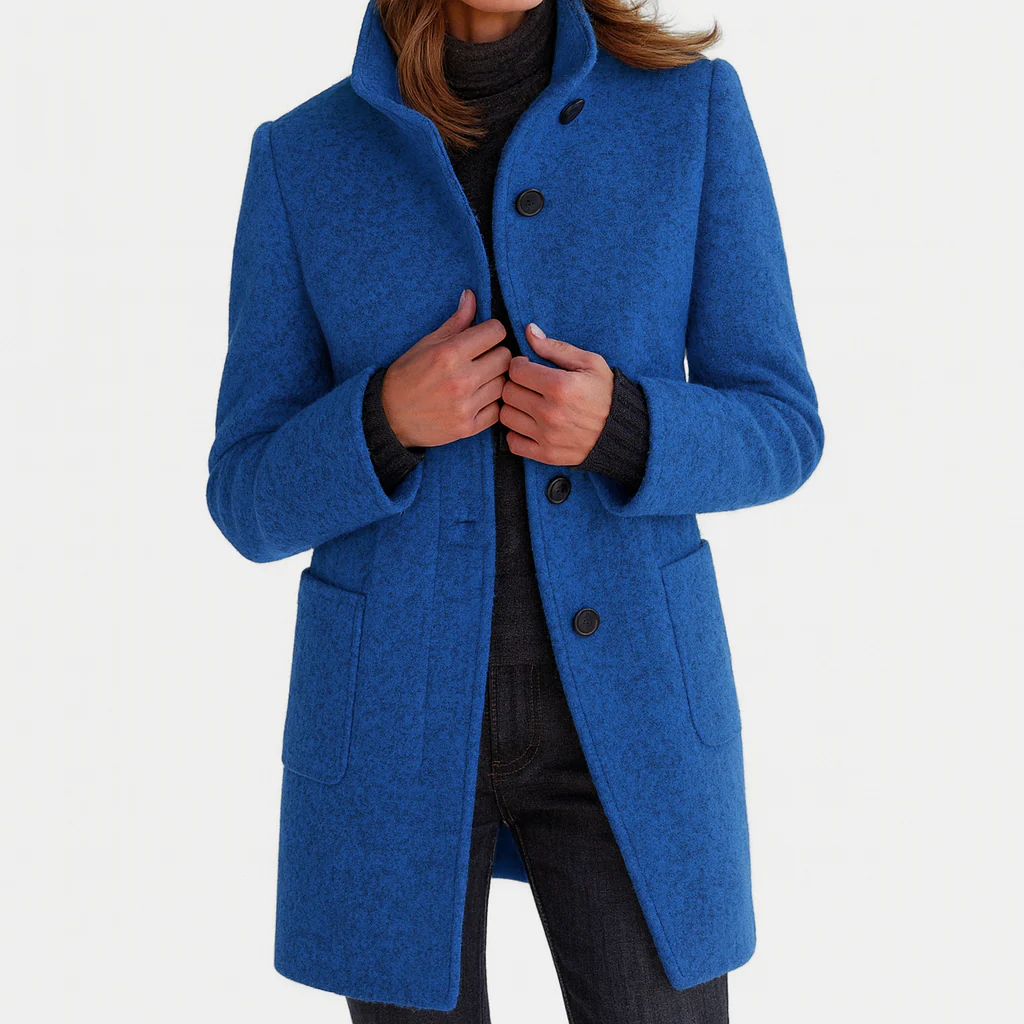 Victoria | Comfortable Ladies' Coat with High Collar