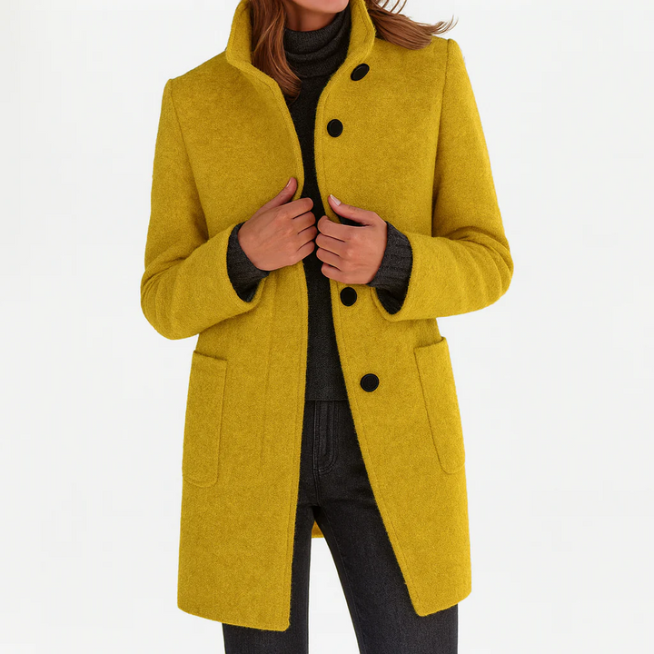Victoria | Comfortable Ladies' Coat with High Collar