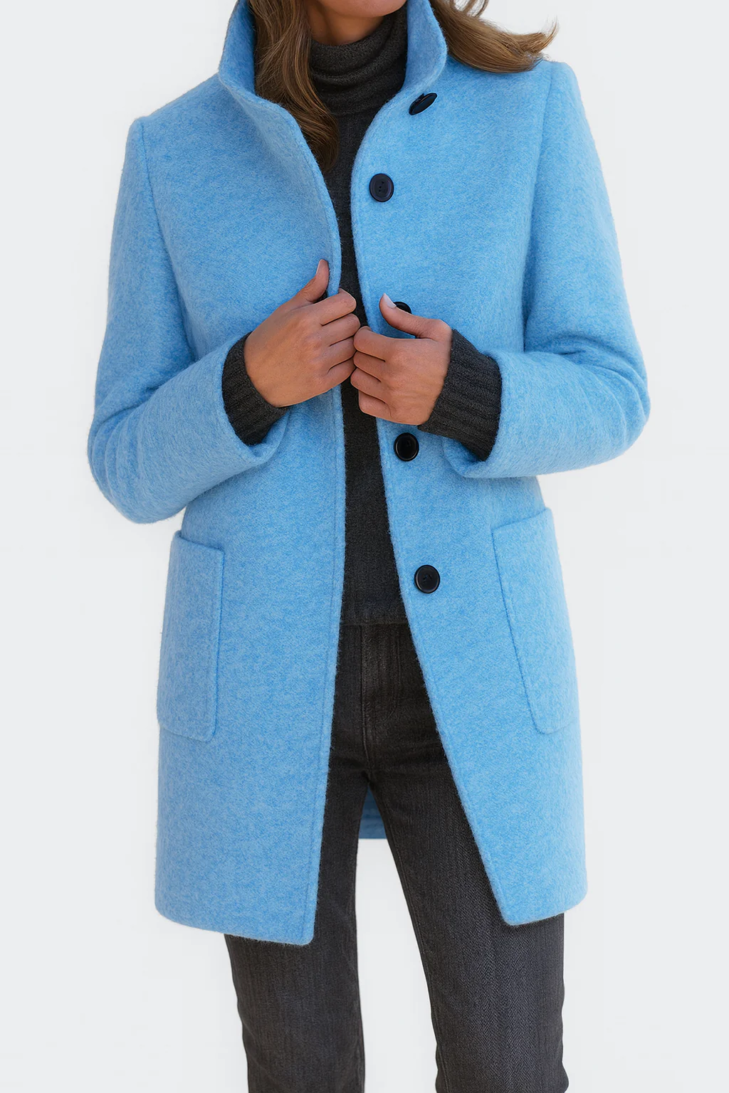 Victoria | Comfortable Ladies' Coat with High Collar
