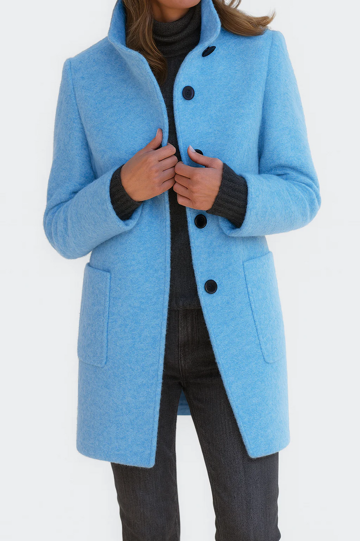 Victoria | Comfortable Ladies' Coat with High Collar