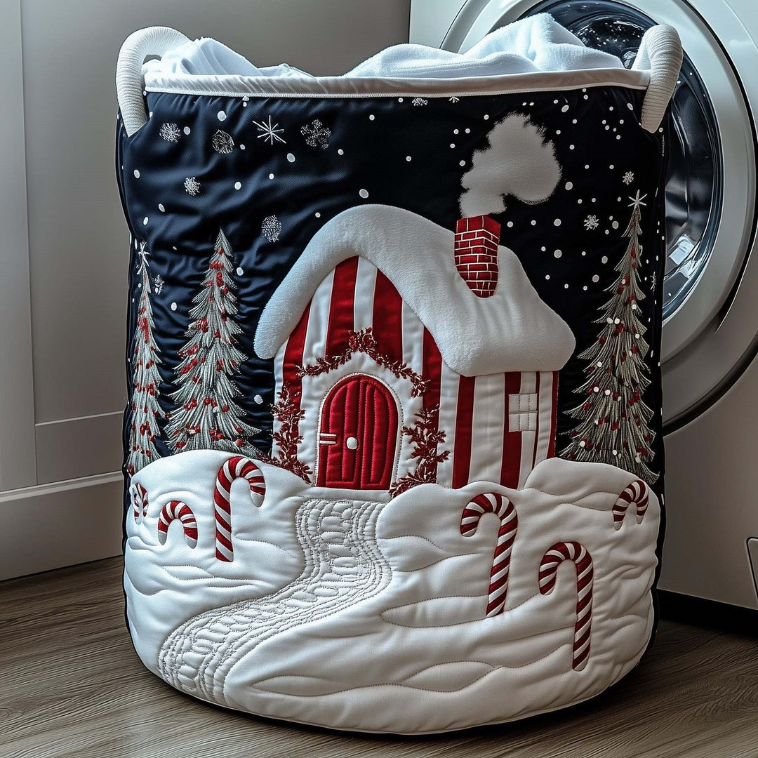 Peppermint Lane Laundry Basket