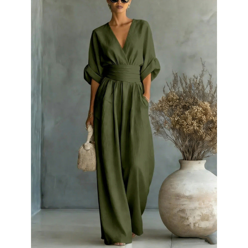 Margot Jumpsuit — High Waist, Wide Legs