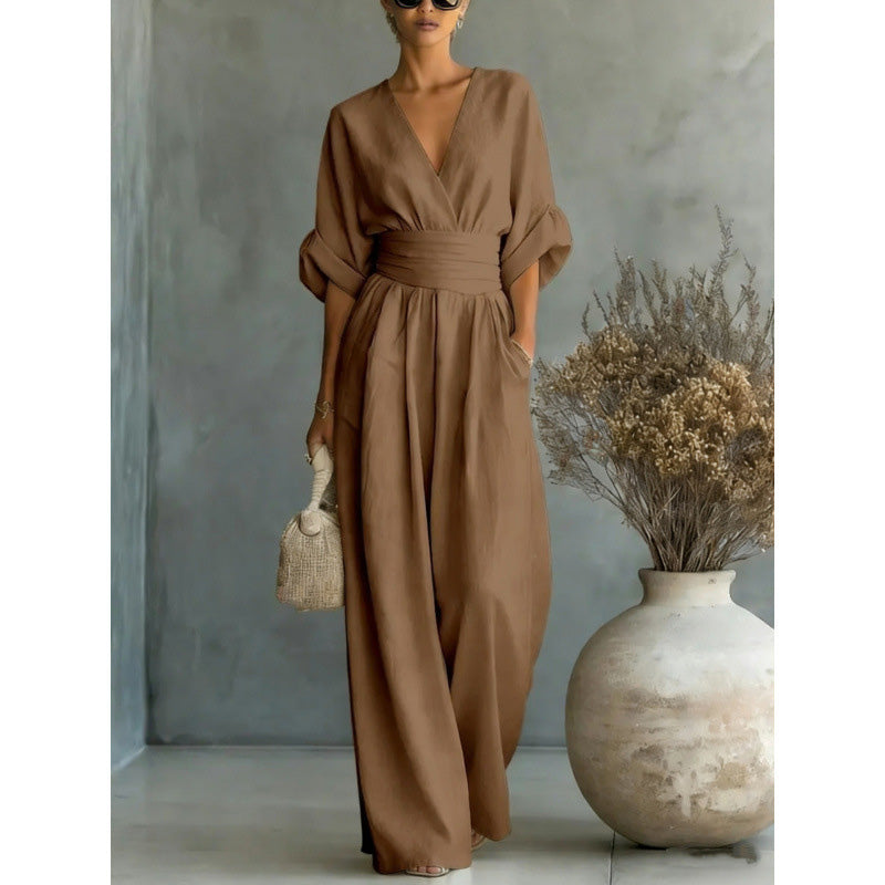 Margot Jumpsuit — High Waist, Wide Legs