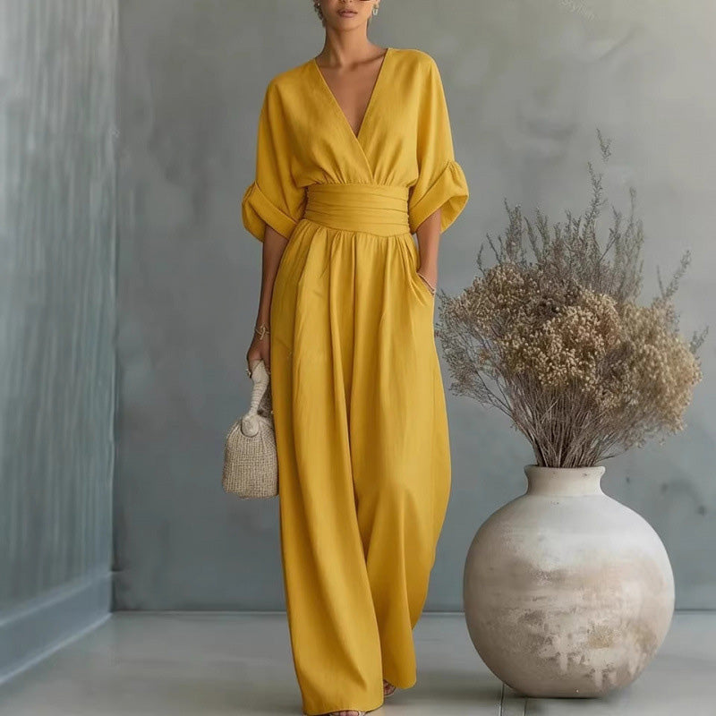 Margot Jumpsuit — High Waist, Wide Legs