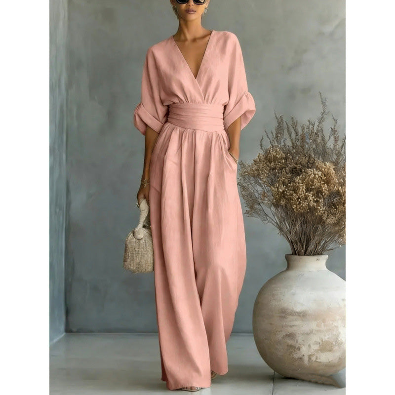 Margot Jumpsuit — High Waist, Wide Legs