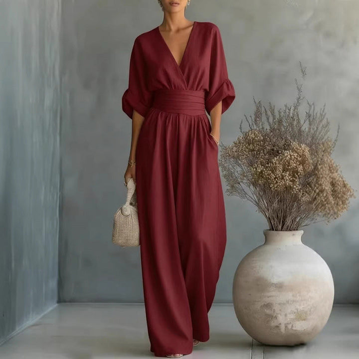 Margot Jumpsuit — High Waist, Wide Legs