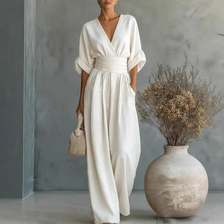 Margot Jumpsuit — High Waist, Wide Legs
