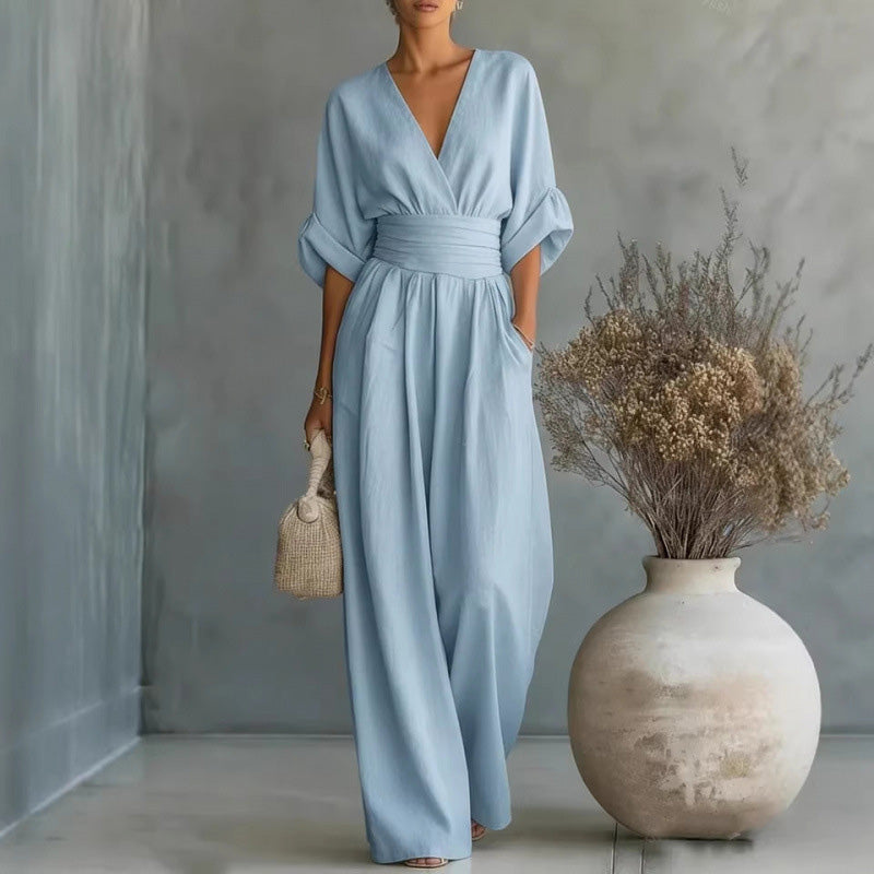 Margot Jumpsuit — High Waist, Wide Legs