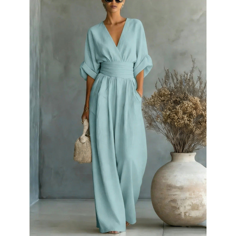 Margot Jumpsuit — High Waist, Wide Legs