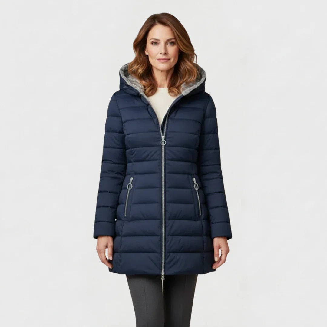 Verena | Puffer Hooded Quilted Winter Coat