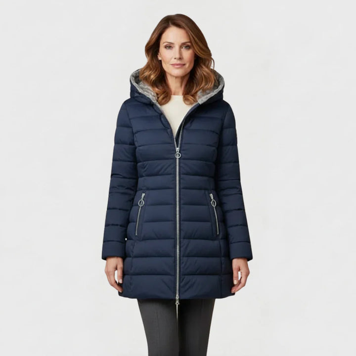 Verena | Puffer Hooded Quilted Winter Coat