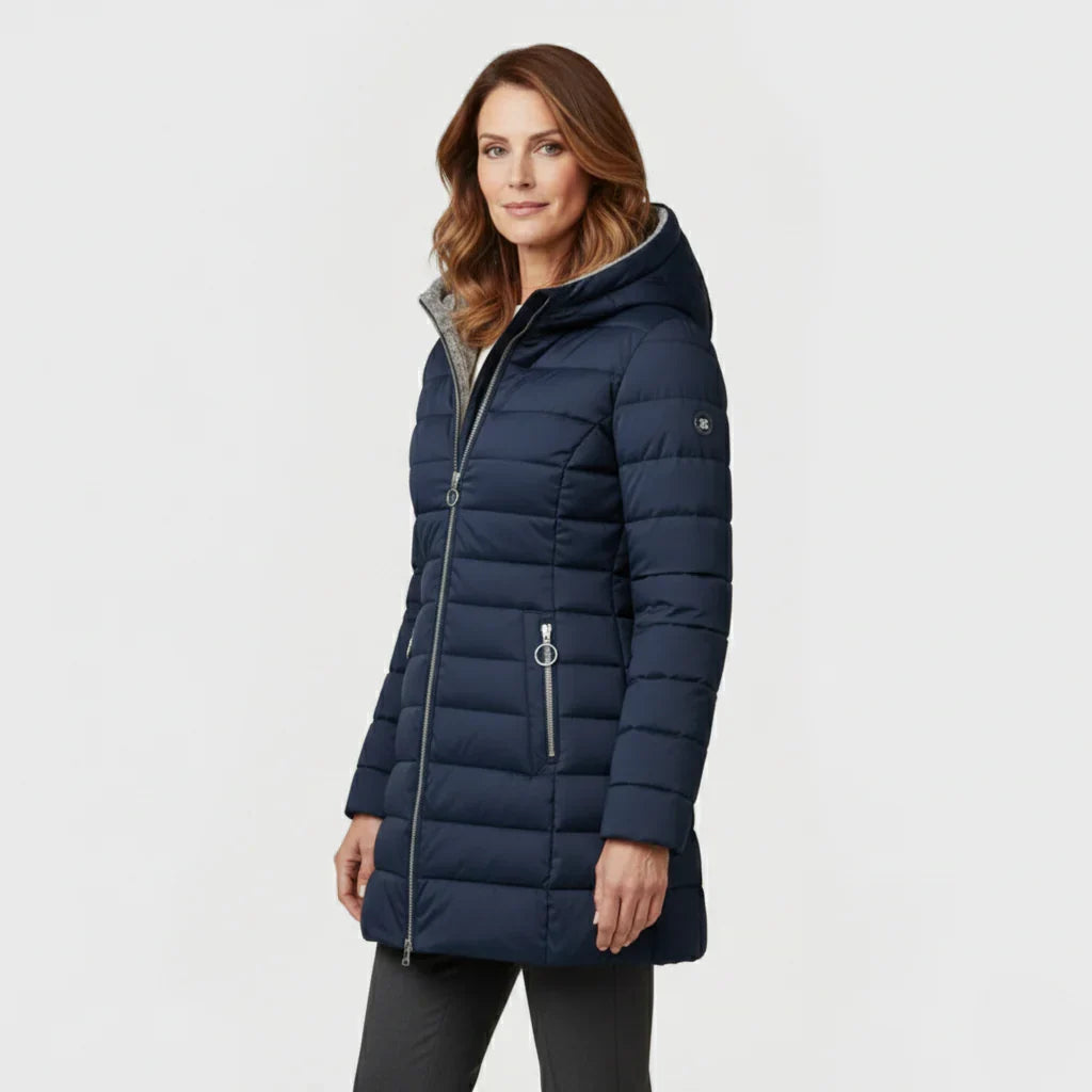 Verena | Puffer Hooded Quilted Winter Coat
