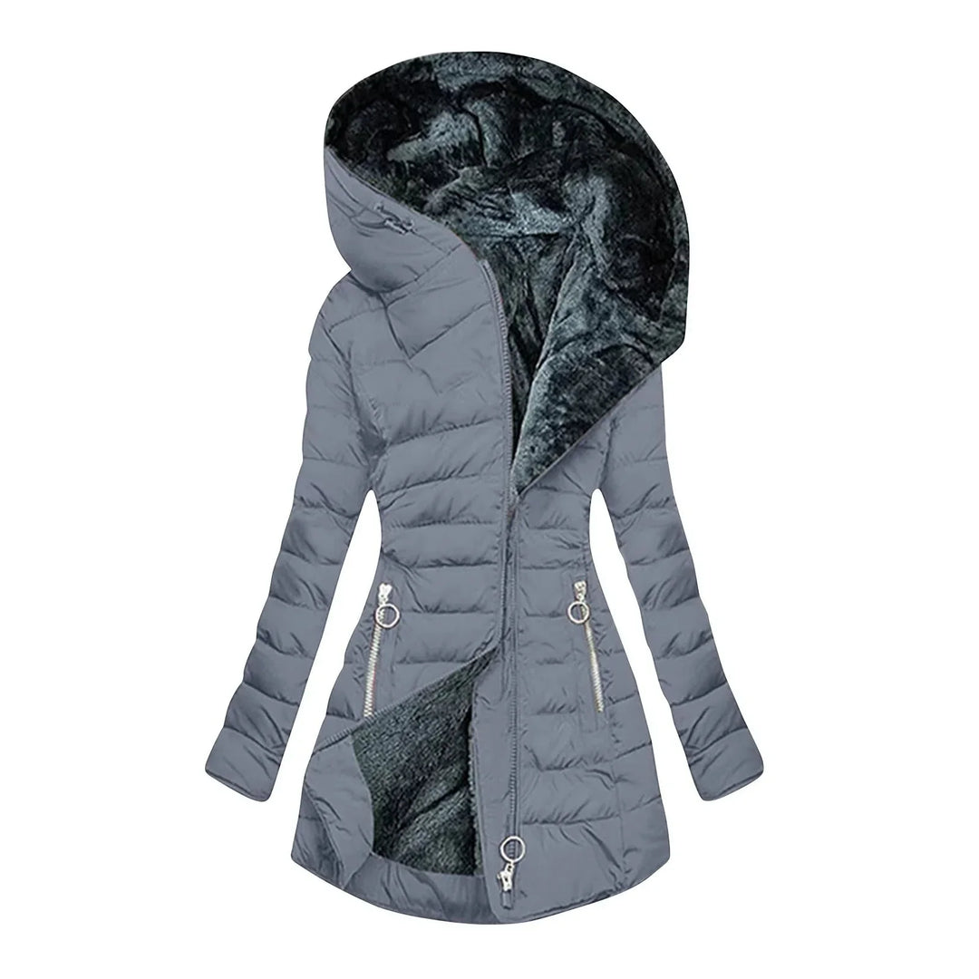 Verena | Puffer Hooded Quilted Winter Coat